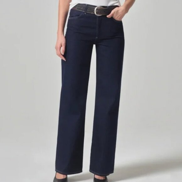 CITIZENS OF HUMANITY Annina Hudson High Rise Wide Leg Jeans Size 28 - Picture 3 of 10